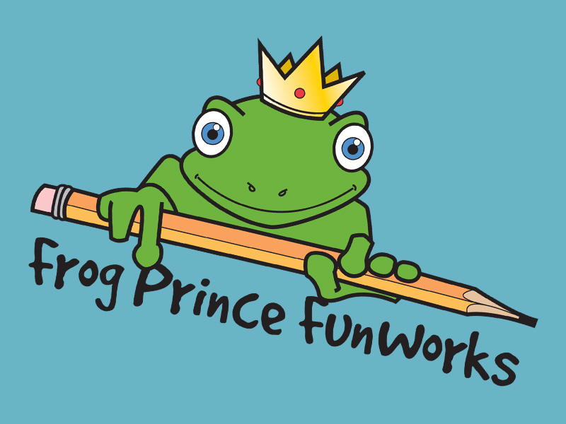 Frog Prince Funworks Logo | MG Print Design Portfolio