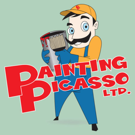 Painting Picasso Logo | MG Print Design Portfolio