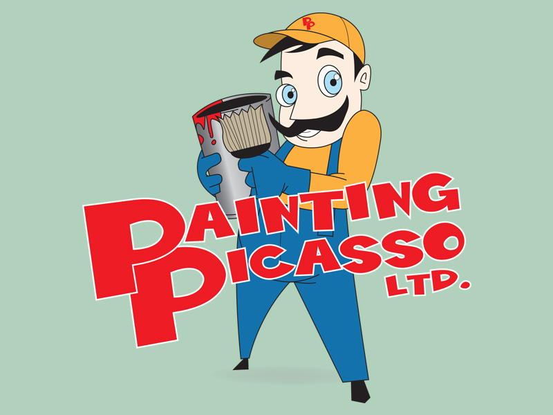 Painting Picasso Logo | MG Print Design Portfolio