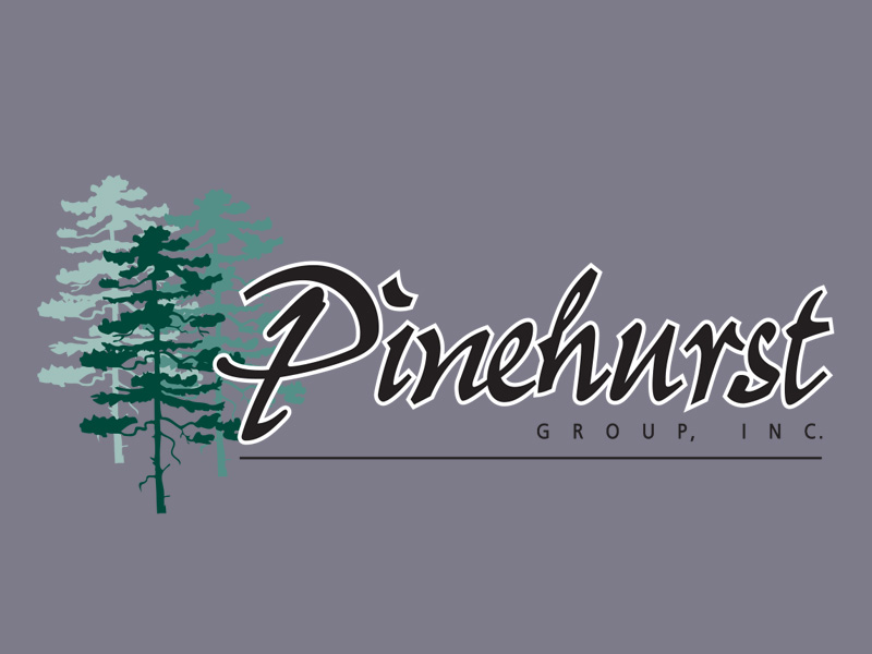 Pinehurst logo printed by MG Print