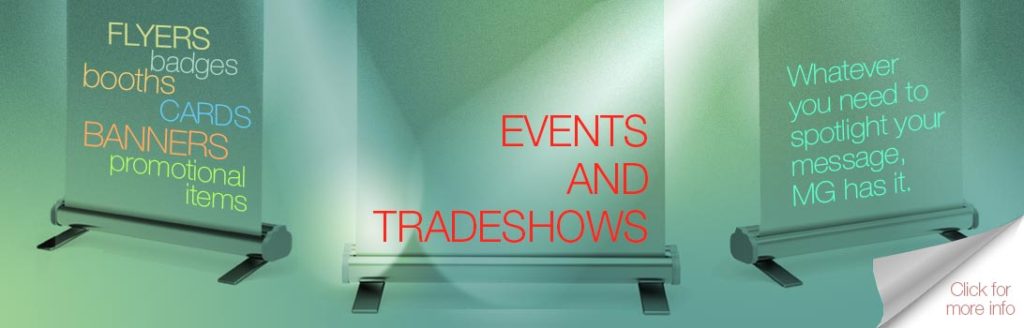 Spotlight your image with MG | Events and Tradeshows